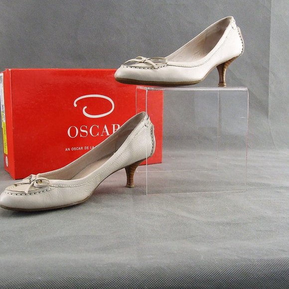 Oscar de la Renta Bone Sporty Shoes size 7,5 B - Picture 1 of 5